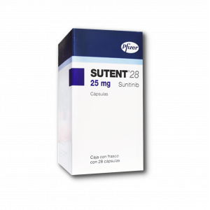 SUTENT 25 MG ( SUNITINIB ) 28 CAPSULES